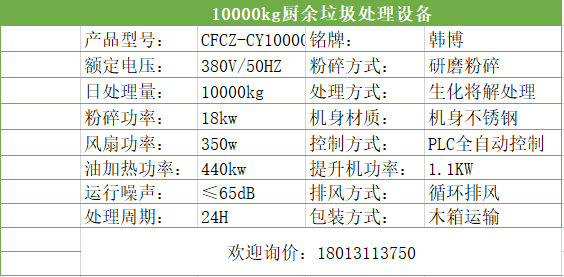 江蘇10000kg廚余垃圾處理設(shè)備